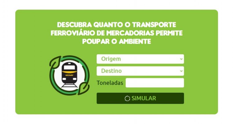 J&aacute; sabe quanto &eacute; que pode poupar o ambiente ao optar pela ferrovia